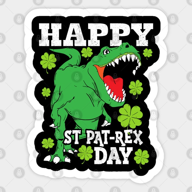 Happy St Patricks Day Dinosaur T-Rex Dino Sticker by LEGO